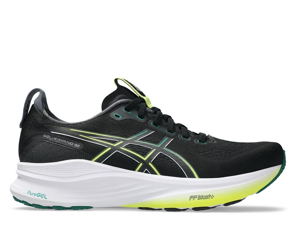 Buty Asics Gel-Kayano 32 M Czarno-Limonkowe