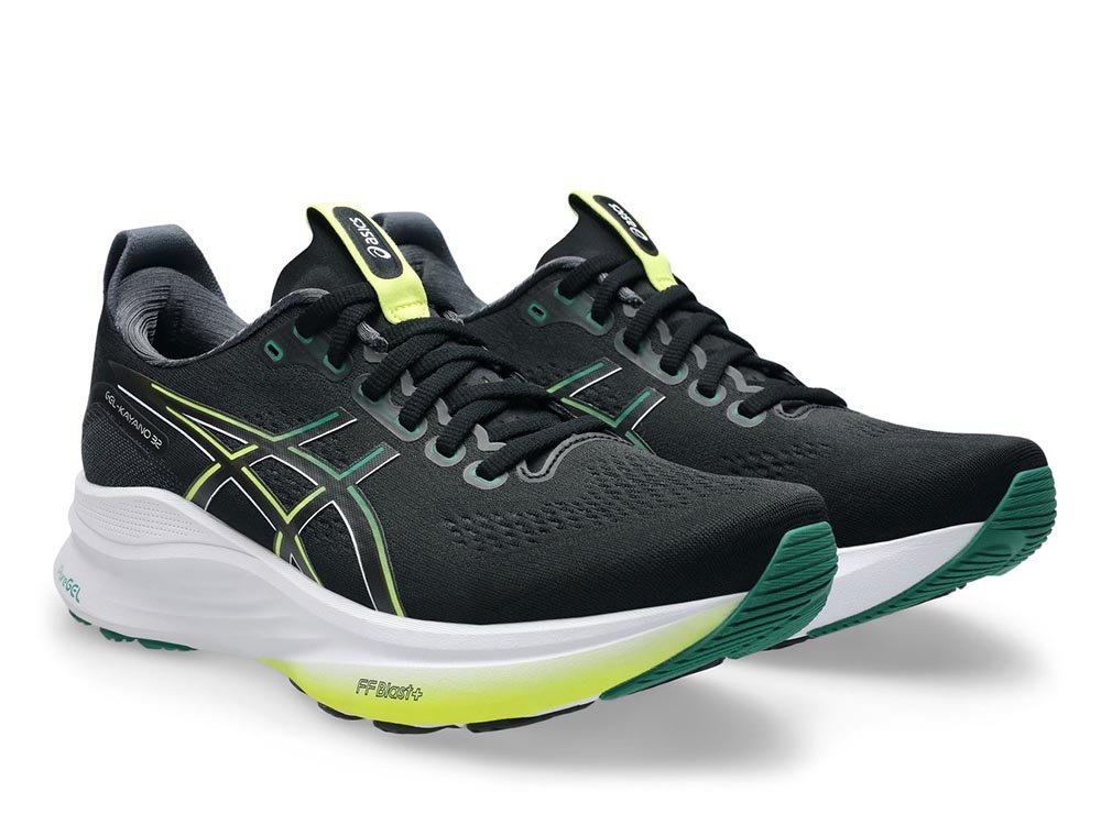 Buty Asics Gel-Kayano 32 M Czarno-Limonkowe