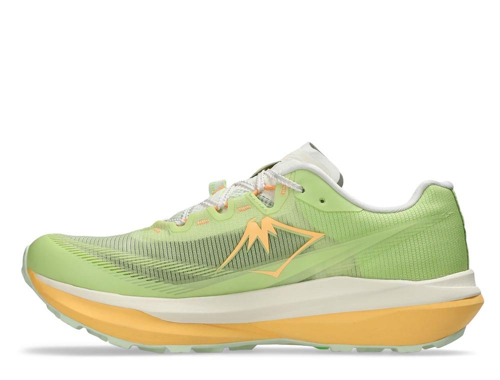 Buty Asics FujiSpeed 4 U Zielono-Pomarańczowe