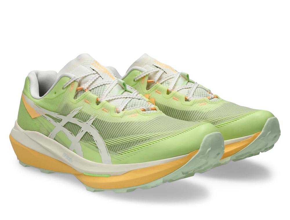 Buty Asics FujiSpeed 4 U Zielono-Pomarańczowe