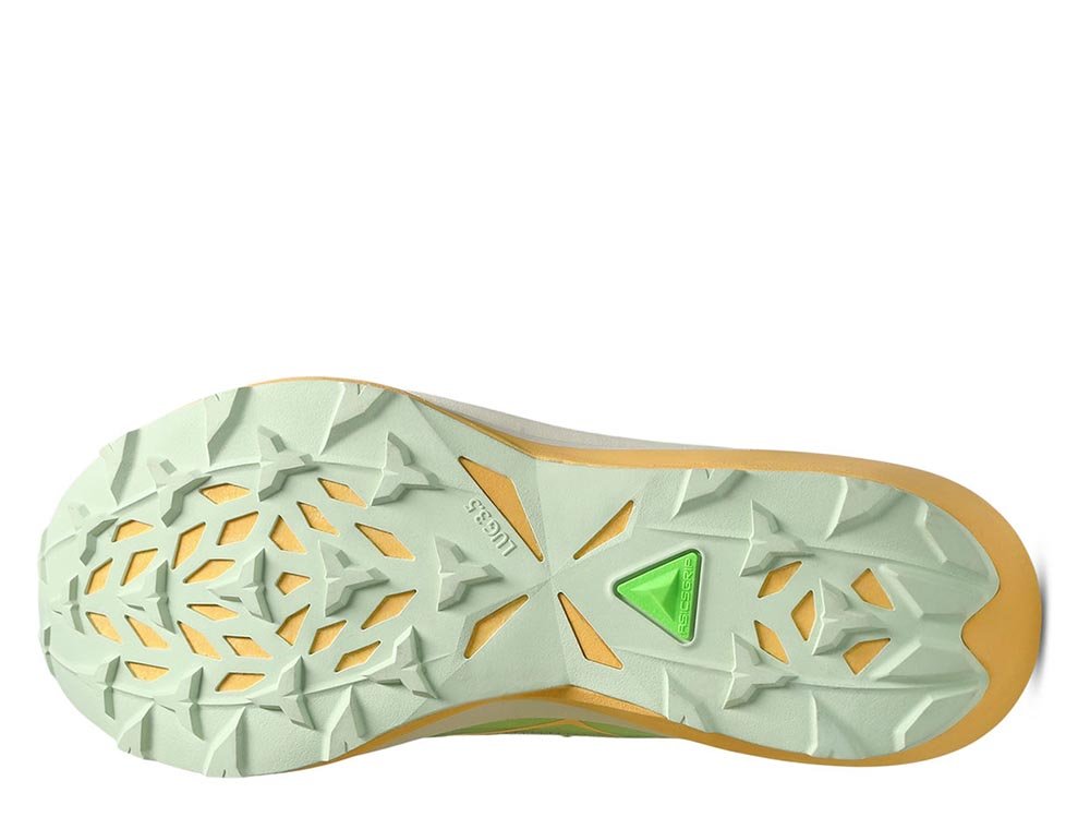 Buty Asics FujiSpeed 4 U Zielono-Pomarańczowe