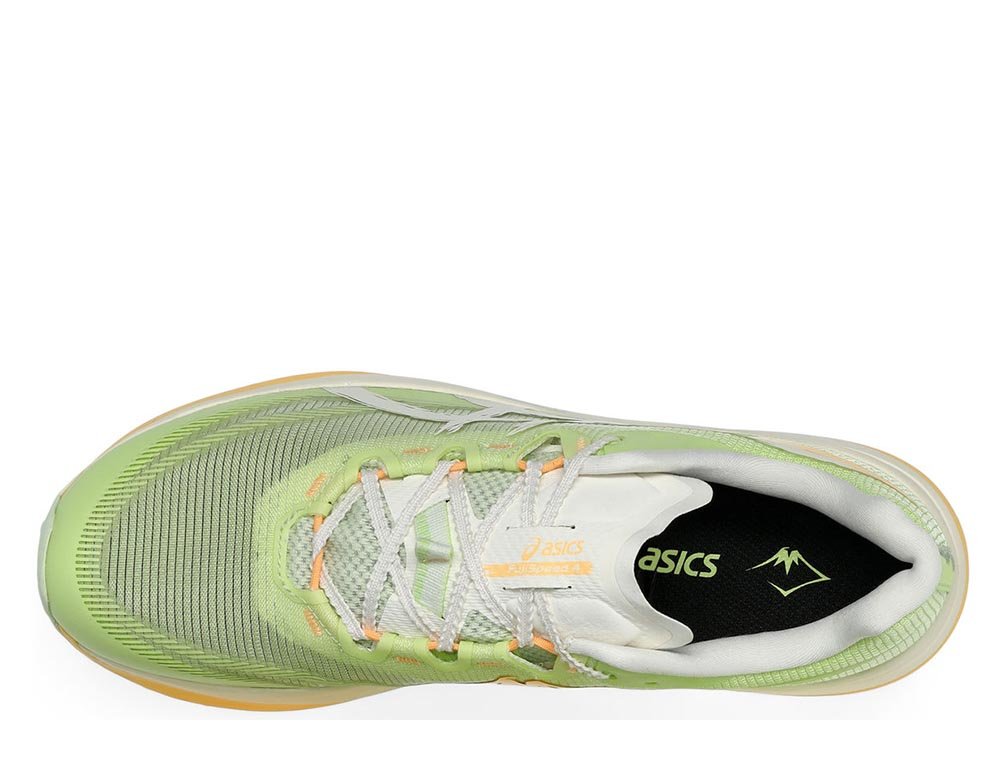 Buty Asics FujiSpeed 4 U Zielono-Pomarańczowe