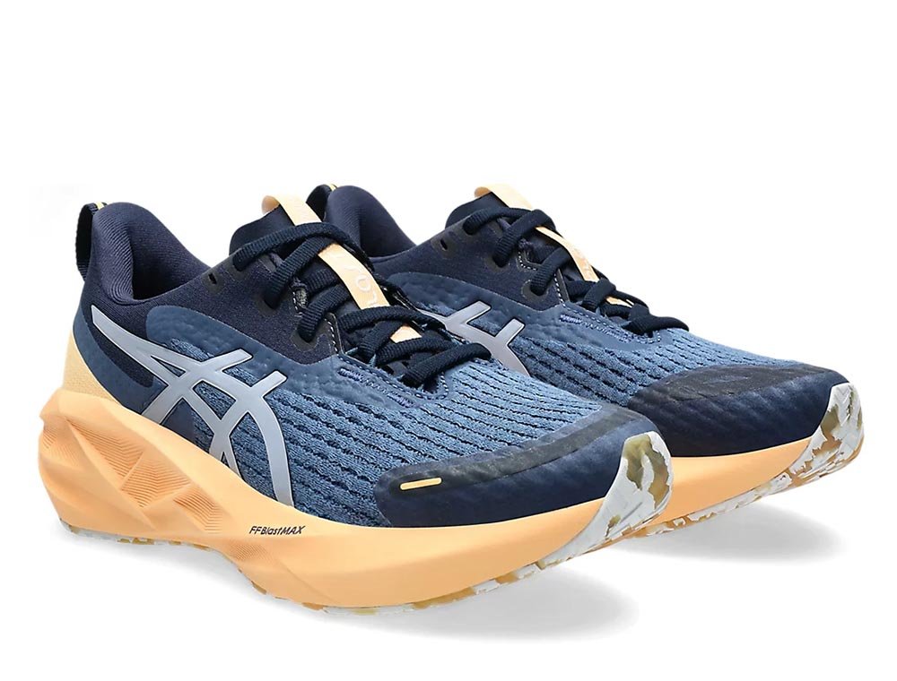 Buty Asics Novablast 5 Lite-Show W Granatowo-Pomarańczowe