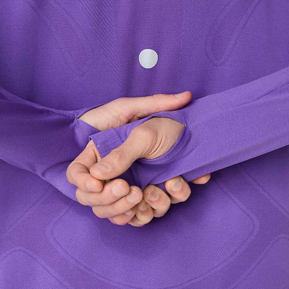 Koszulka Road Seamless LS Top M Fioletowa