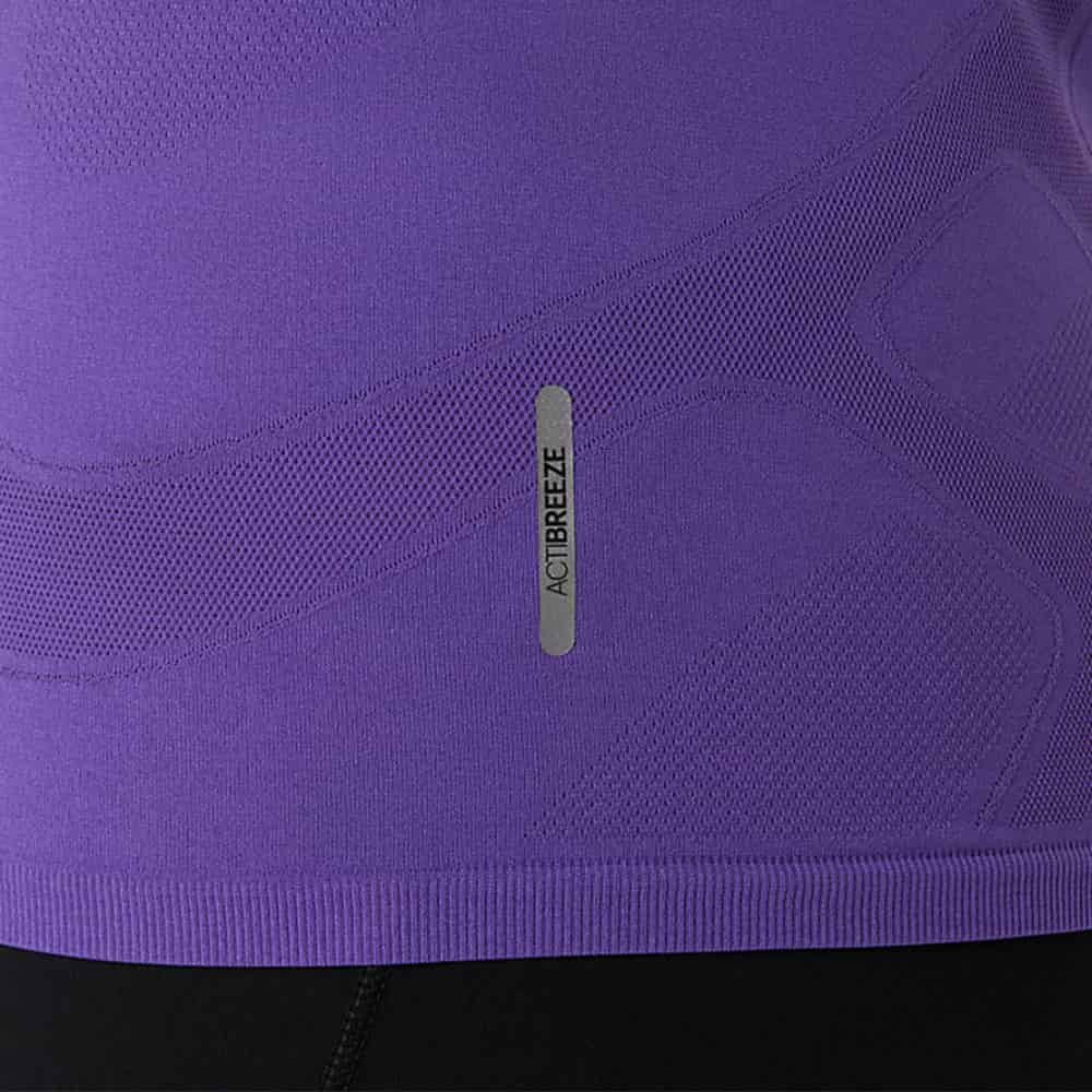 Koszulka Asics Road Seamless LS Top W Fioletowa