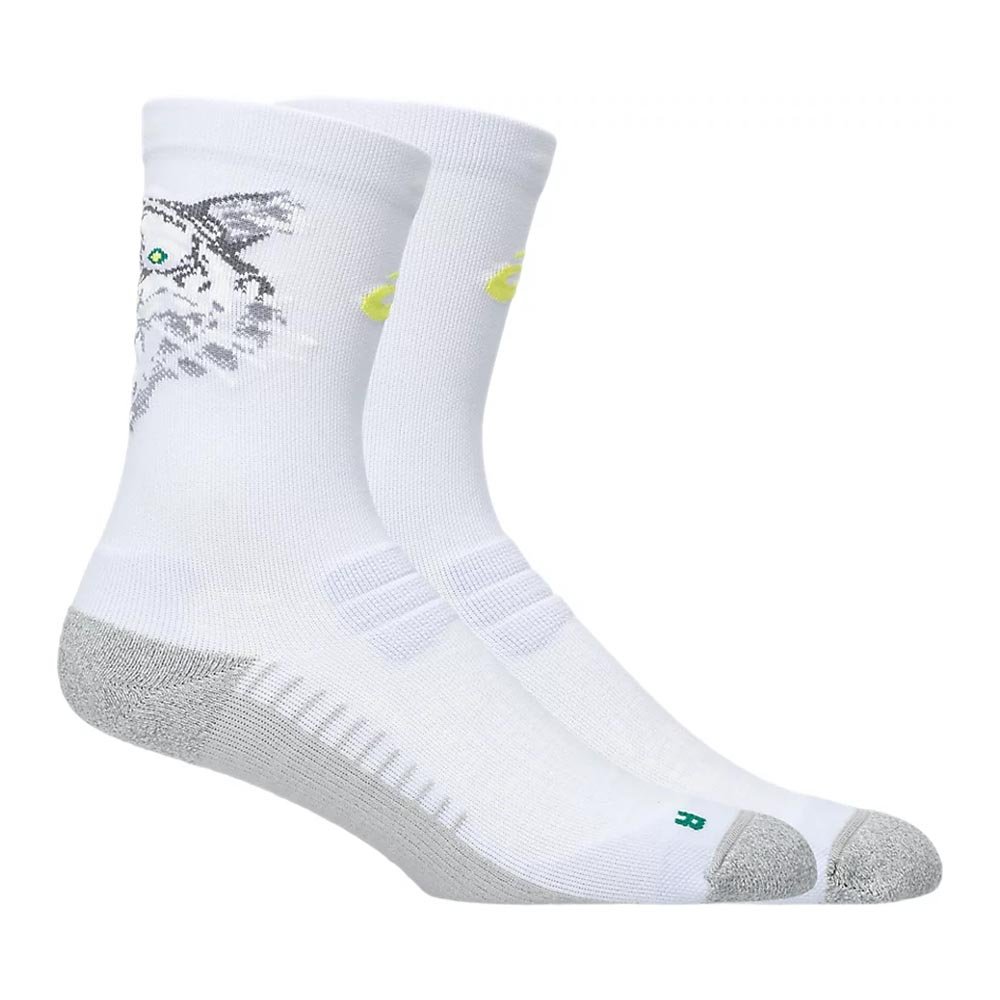 Skarpetki Asics Performance Run Sock Crew U Biało-Żółte
