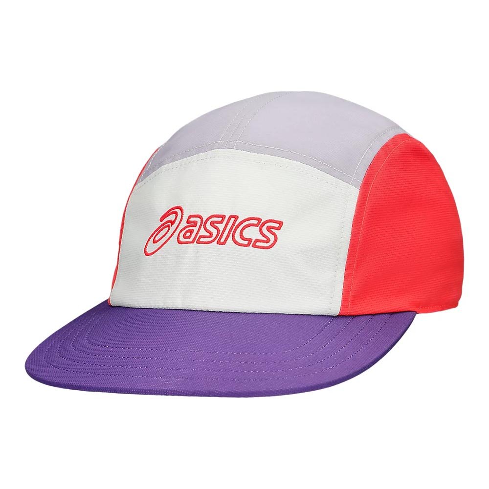 Czapka Asics 5 Panel Cap U Czerwono-Fioletowa