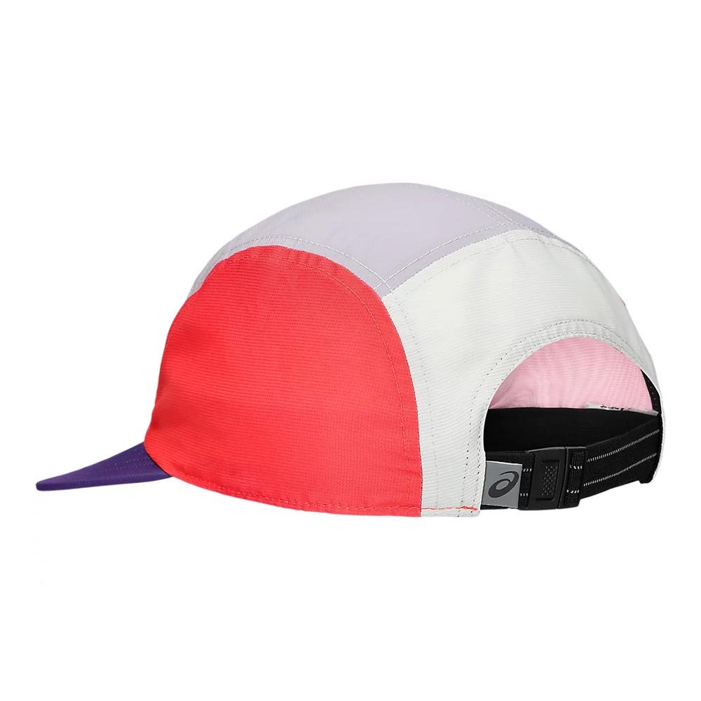 Czapka Asics 5 Panel Cap U Czerwono-Fioletowa