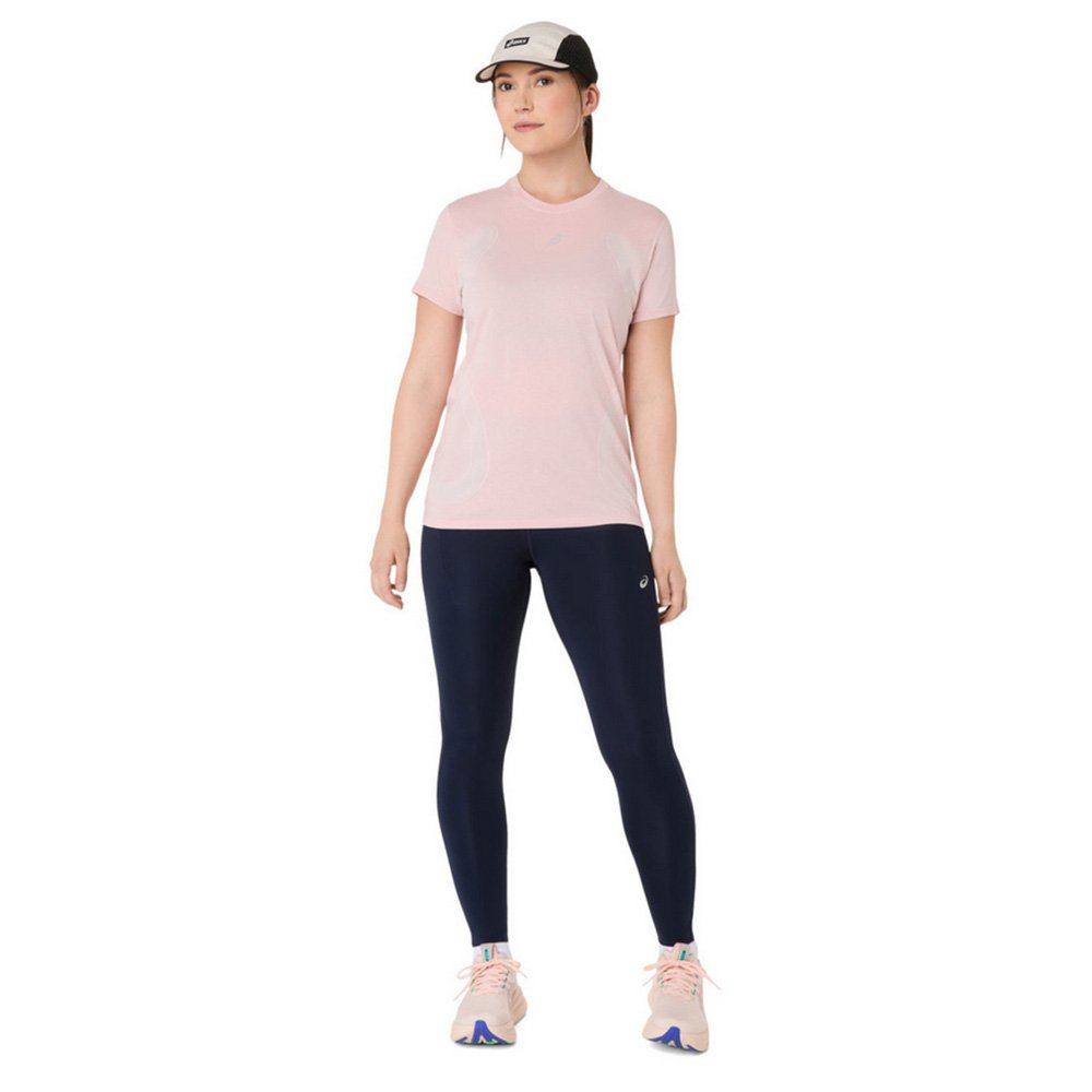 Koszulka Asics Road Seamless SS Top W Różowa