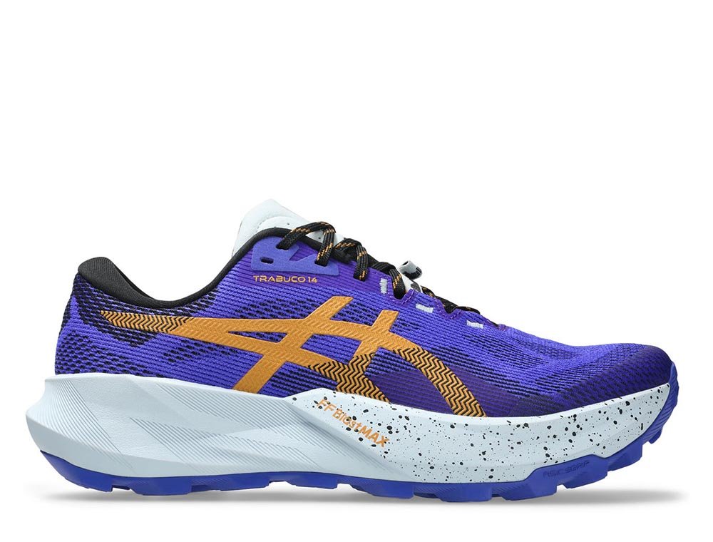 Buty Asics Trabuco 14 M Niebiesko-Pomarańczowe