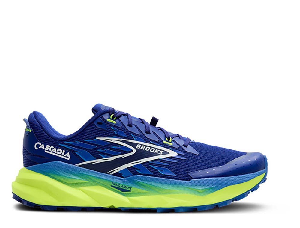 Buty Brooks Cascadia 19 M Granatowo-Limonkowe