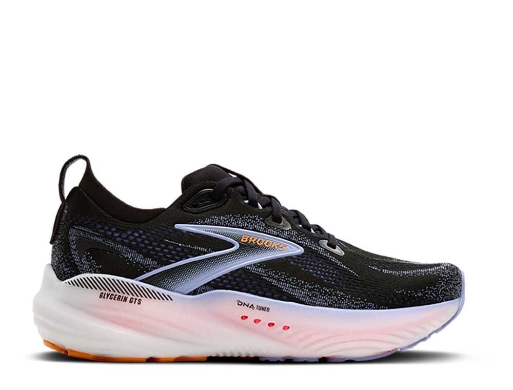 Buty Brooks Glycerin 22 GTS W Czarno-Fioletowe