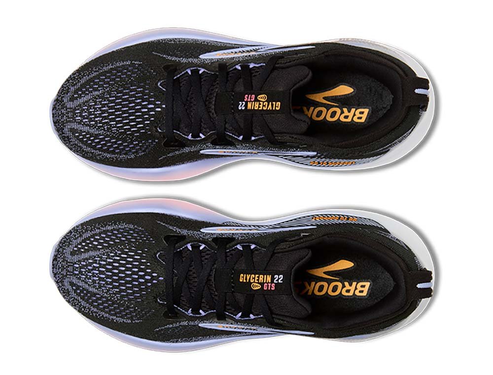 Buty Brooks Glycerin 22 GTS W Czarno-Fioletowe