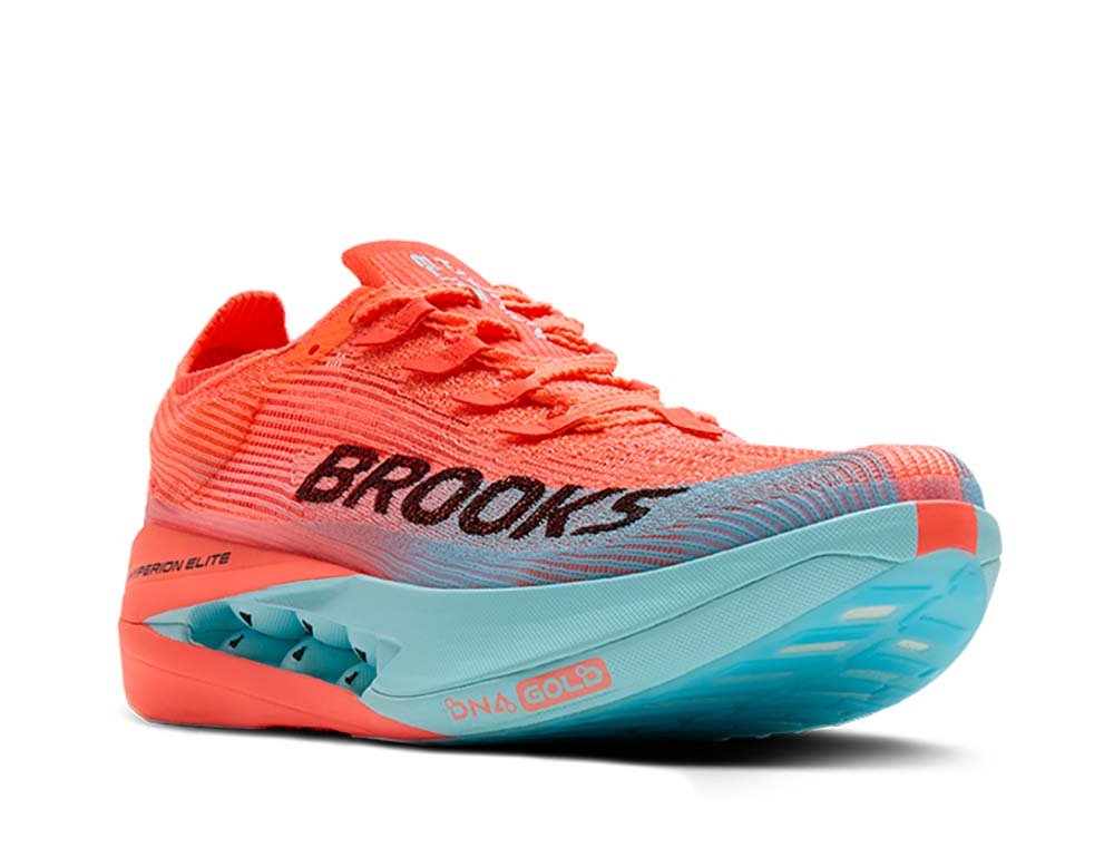 Buty Brooks Hyperion Elite 5 M Koralowo-Błękitne