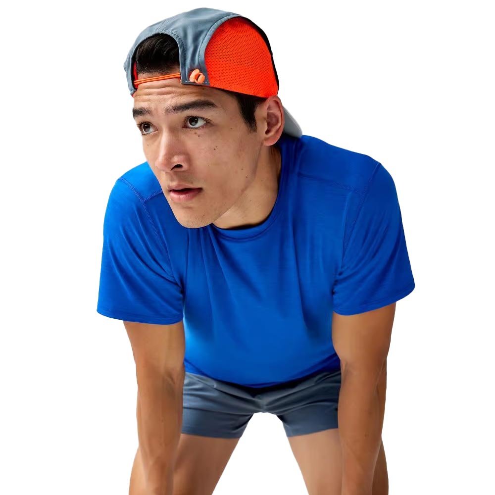 Koszulka Brooks Luxe Short Sleeve M Niebieska