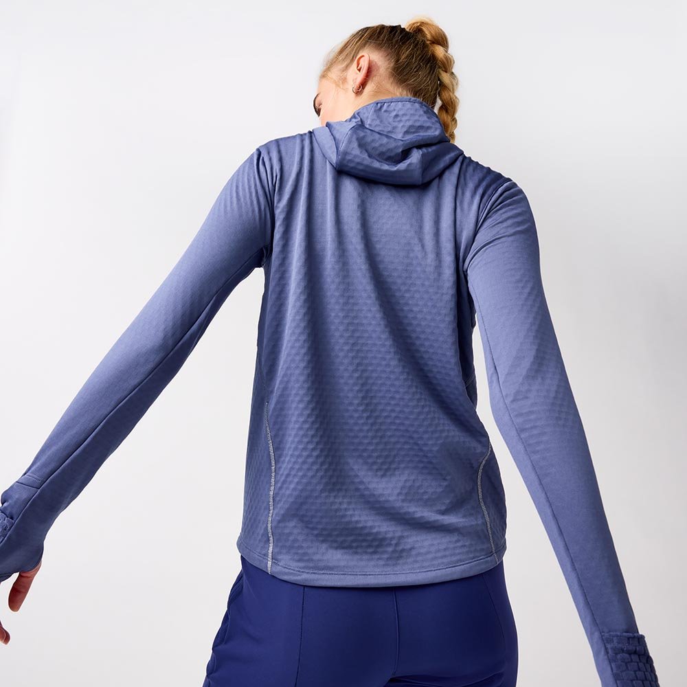 Bluza Brooks Notch Thermal Hoodie 3.0 W Fioletowa