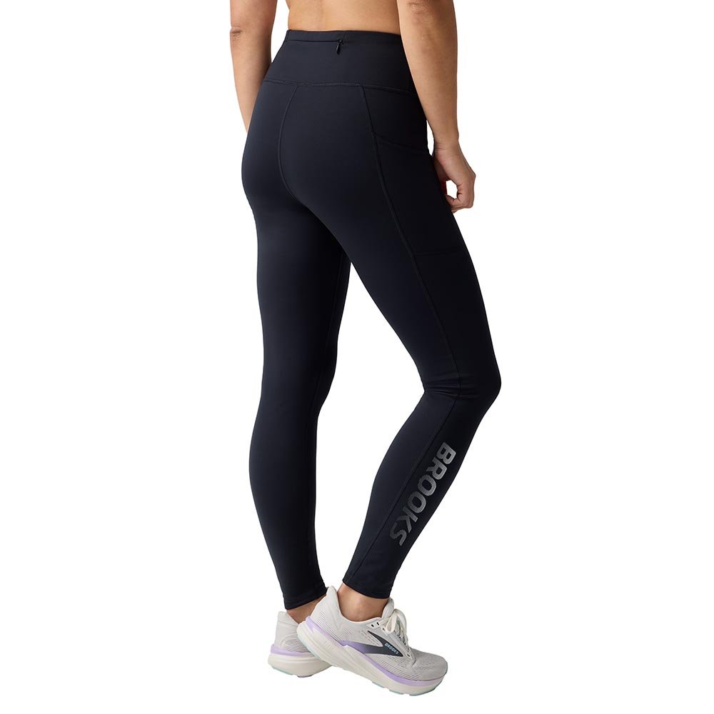 Legginsy Brooks Momentum Thermal Tight 2.0 W Czarne