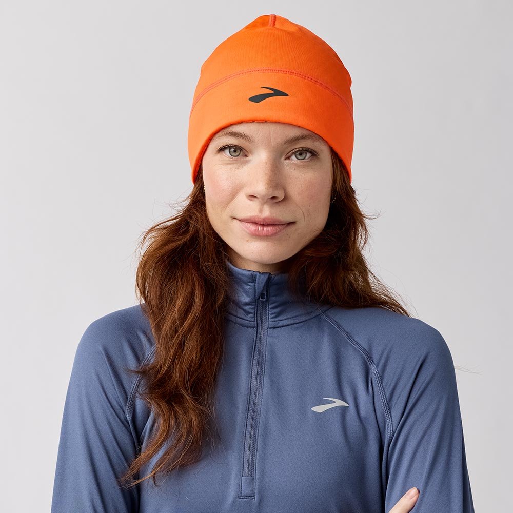 Czapka Brooks Notch Thermal Beanie 2.0 U Pomarańczowa