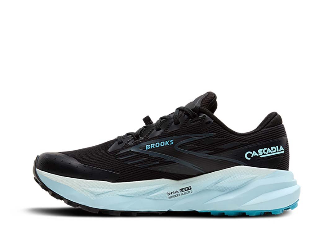 Buty Brooks Cascadia 19 Gore-TEX W Czarno-Błękitne