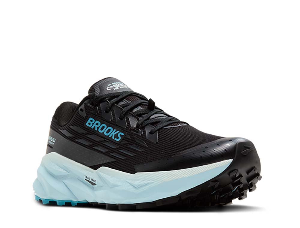 Buty Brooks Cascadia 19 Gore-TEX W Czarno-Błękitne