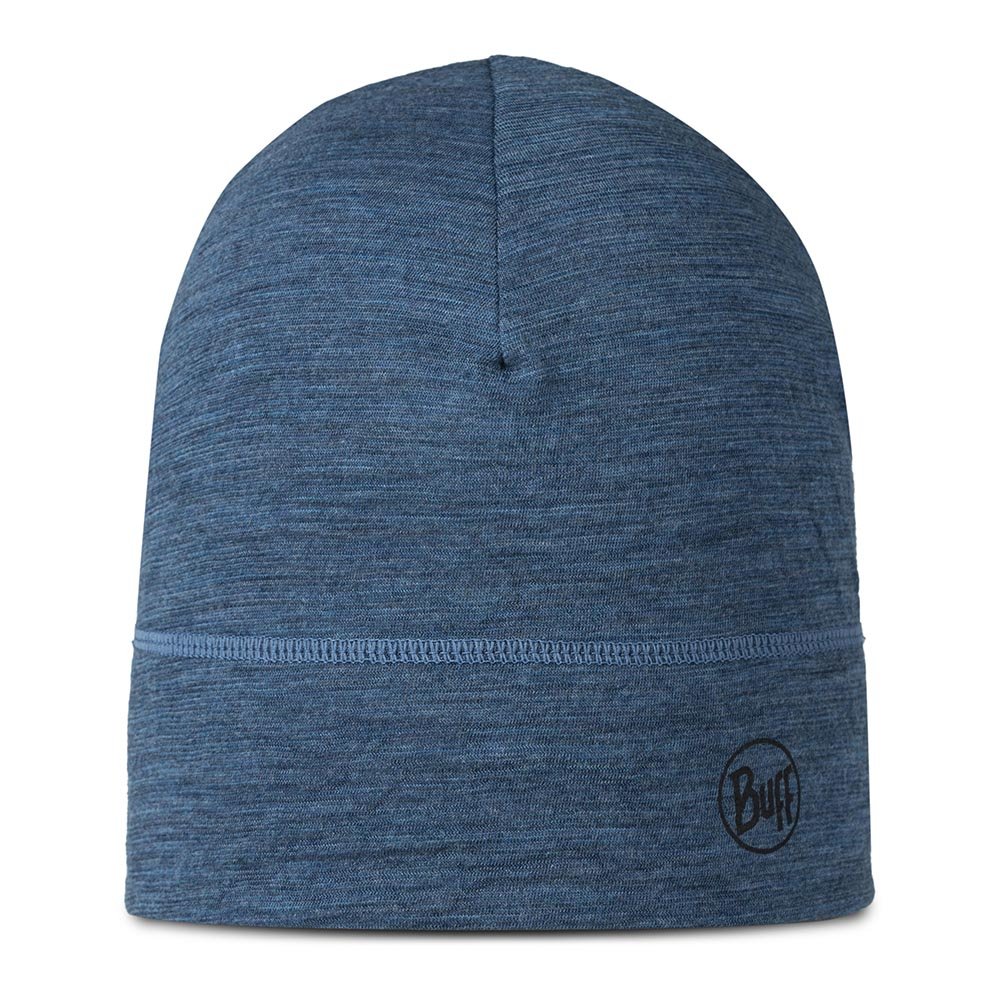 Czapka Buff Merino Lightweight Beanie Multistripes Tempest U Niebieska