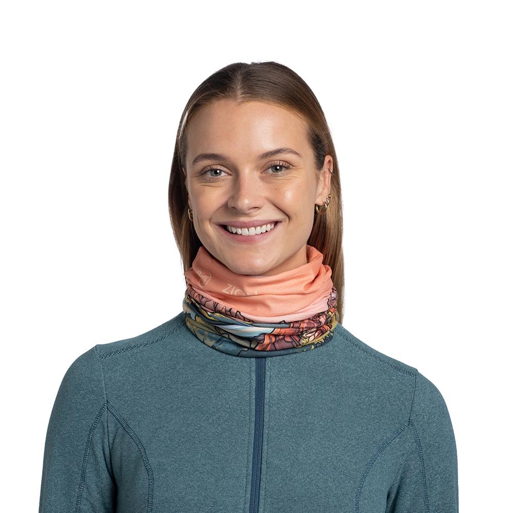 Bandana Buff CoolNet UV® National Parks Zion U Brązowo-Zielona