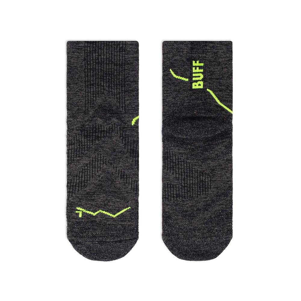Skarpetki Buff DRYFLX® Quarter Sock U Czarno-Szare