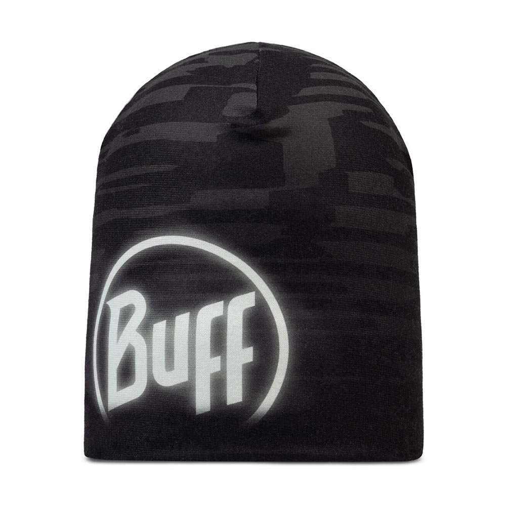 Czapka Buff Ecostretch Beanie Nedre Graphite U Czarno-Biała