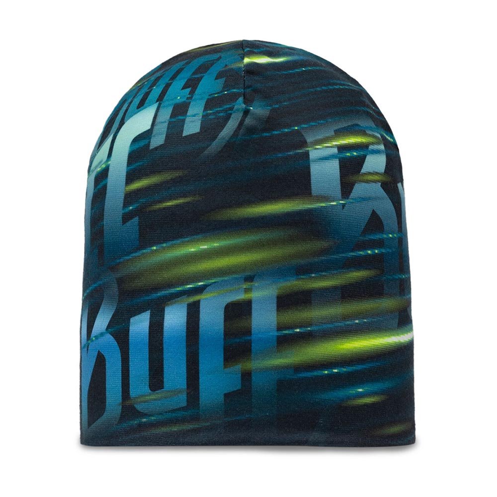 Czapka Buff Ecostretch Beanie Orby Night Blue U Niebiesko-Limonkowa