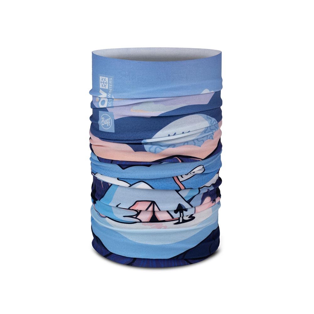Bandana młodzieżowa Buff Orginal Ecostretch Pow Riam Blue U Niebiesko-Różowa