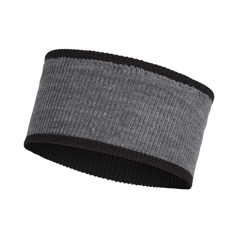 Opaska BUFF CrossKnit Headband Solid Black U Czarna