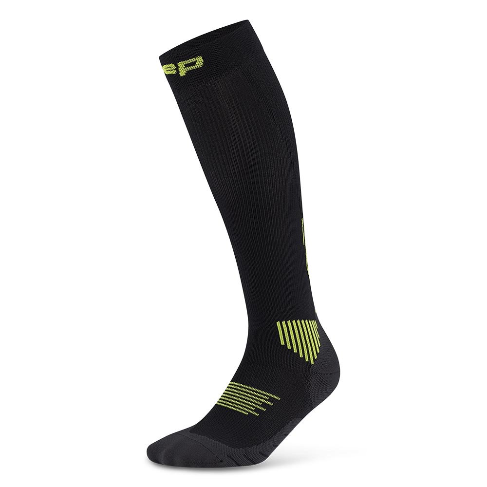 Skarpety Cep Core Run Socks 5.0 M Czarno-Limonkowe