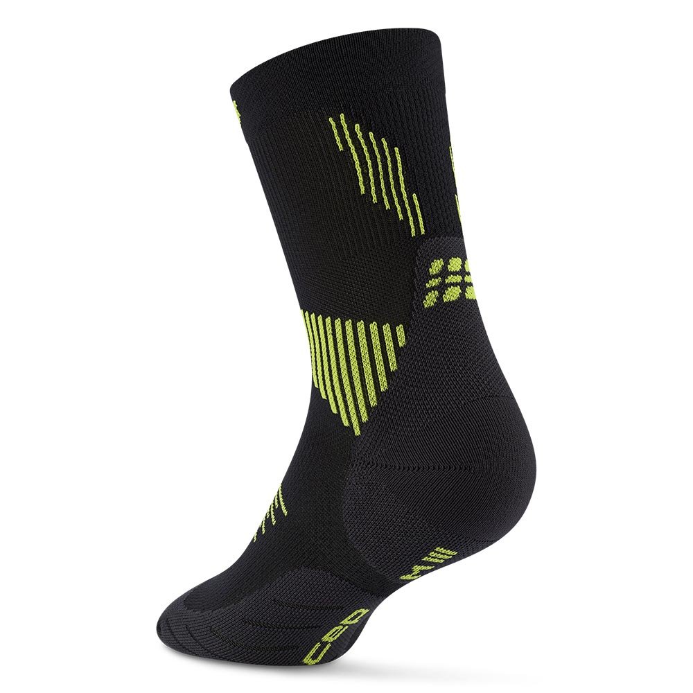 Skarpetki Cep Run Socks Mid Cut 5.0 W Czarno-Zielone