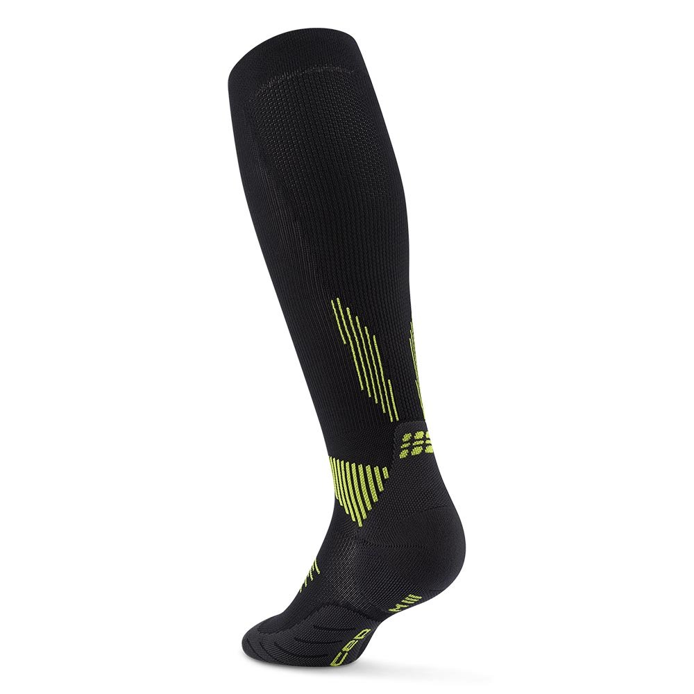 Skarpety Cep Core Run Socks 5.0 W Czarno-Limonkowe