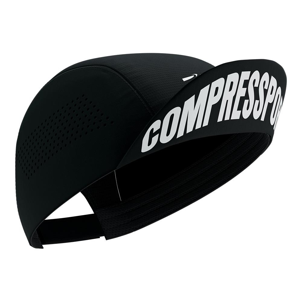Czapka Compressport Pro Racing Cap Black U Czarno-Biała
