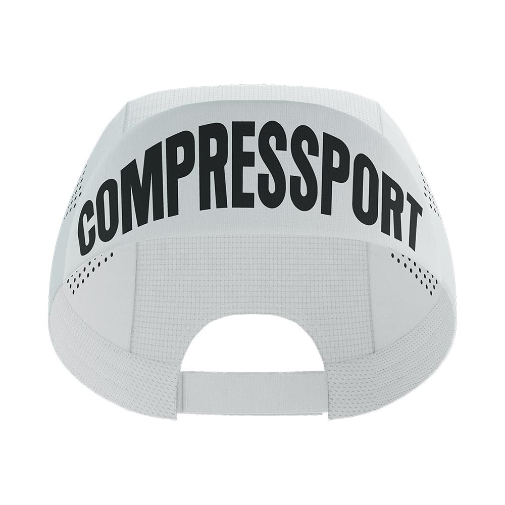 Czapka Compressport Pro Racing Cap White U Biało-Czarna