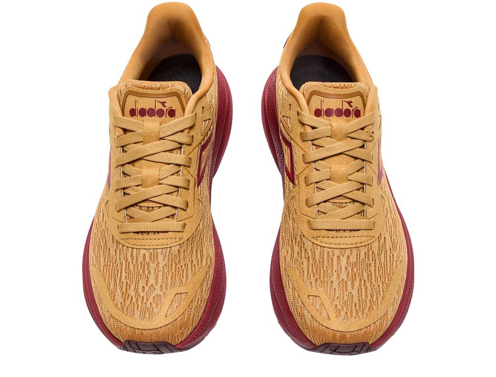 Buty Diadora Nucleo 2 W "Honey Yellow Red Dahlia" W Miodowo-Bordowe