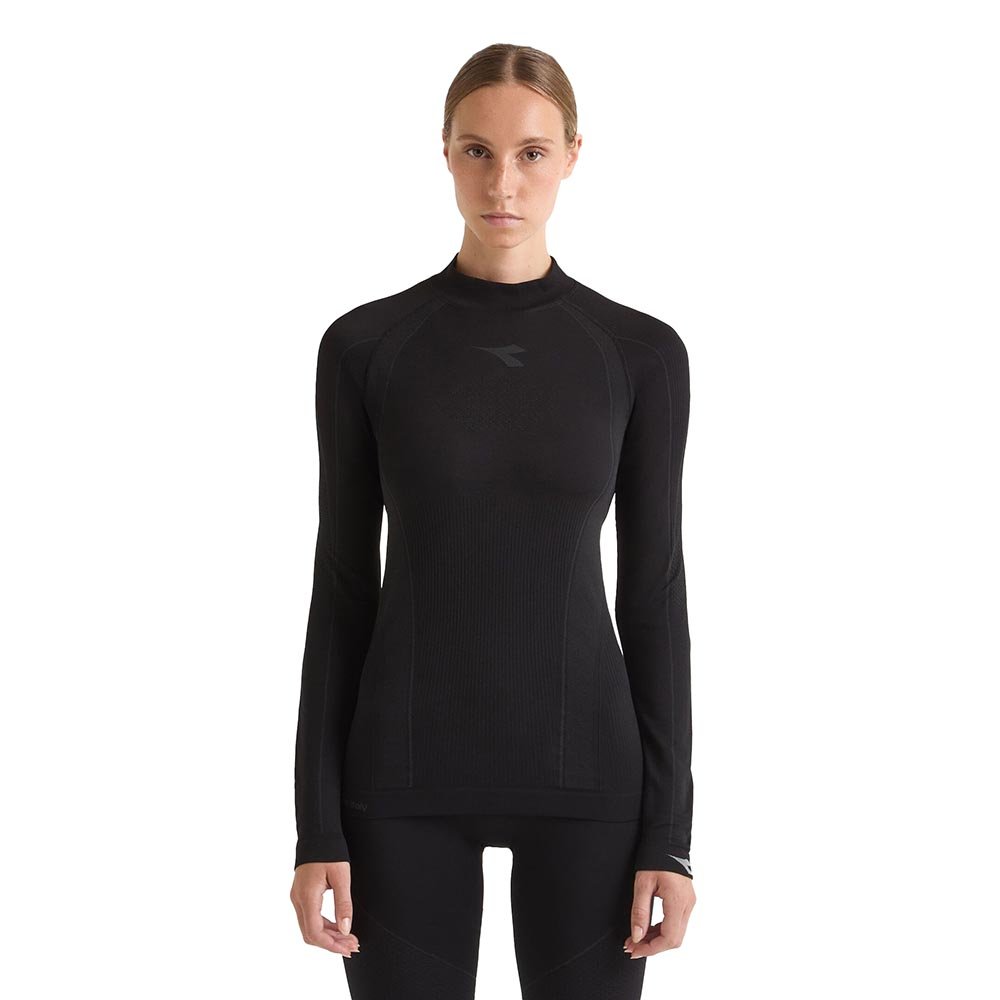 Koszulka termoaktywna Diadora L. Turtle Neck Stratozero W Czarna