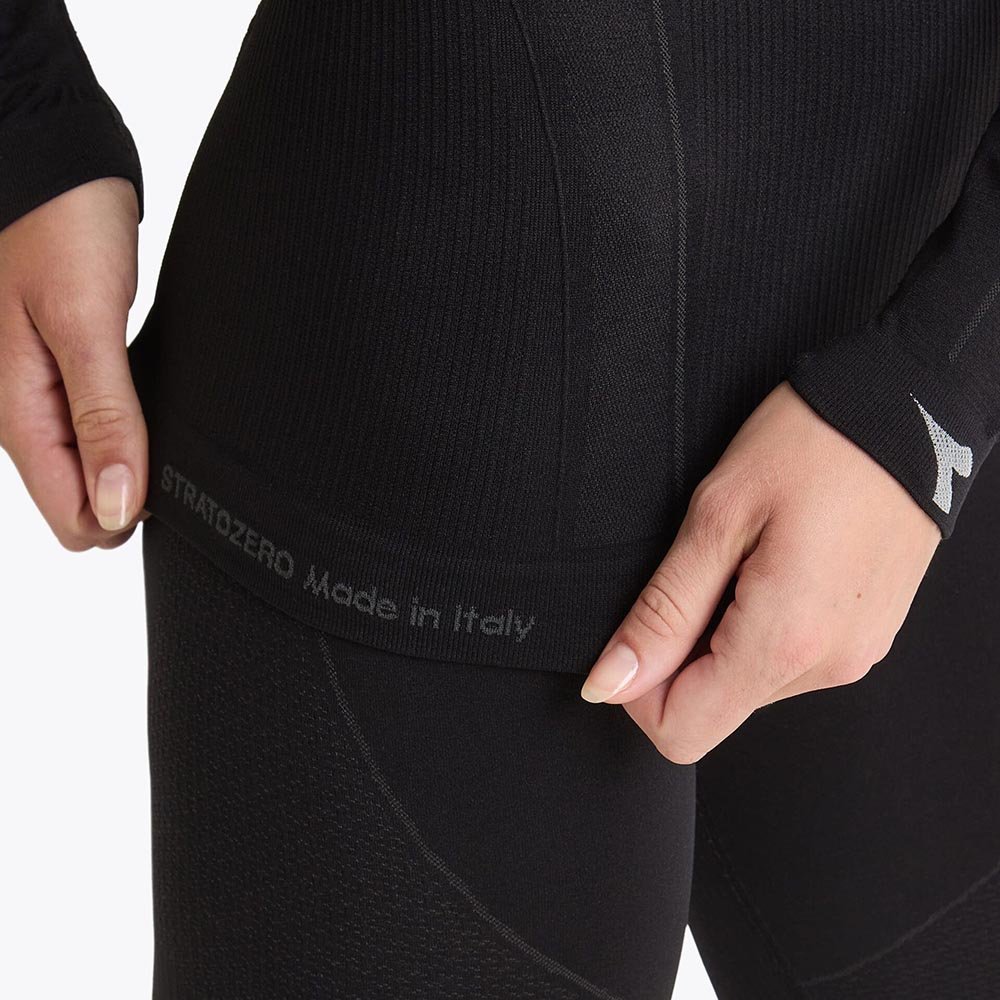 Koszulka termoaktywna Diadora L. Turtle Neck Stratozero W Czarna