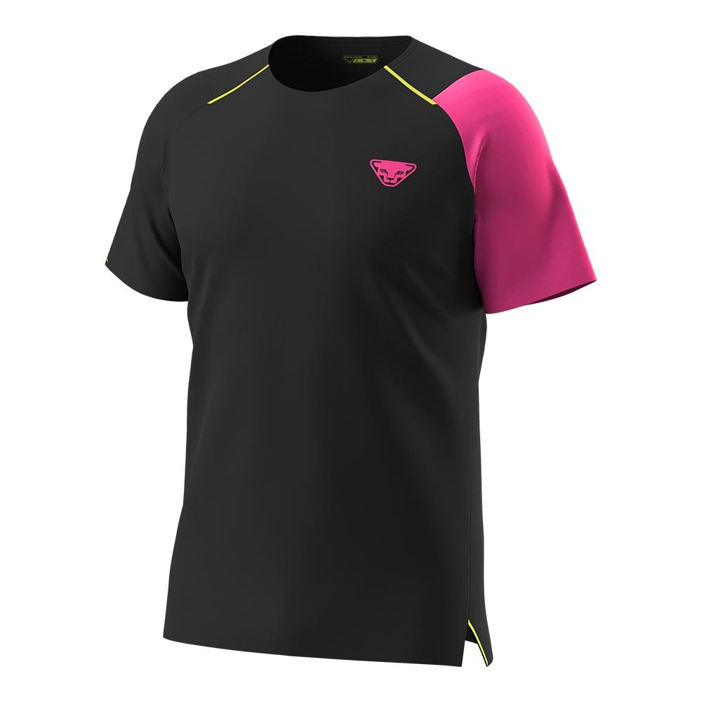 Koszulka Dynafit DNA Shirt Pink M Czarno-Różowa