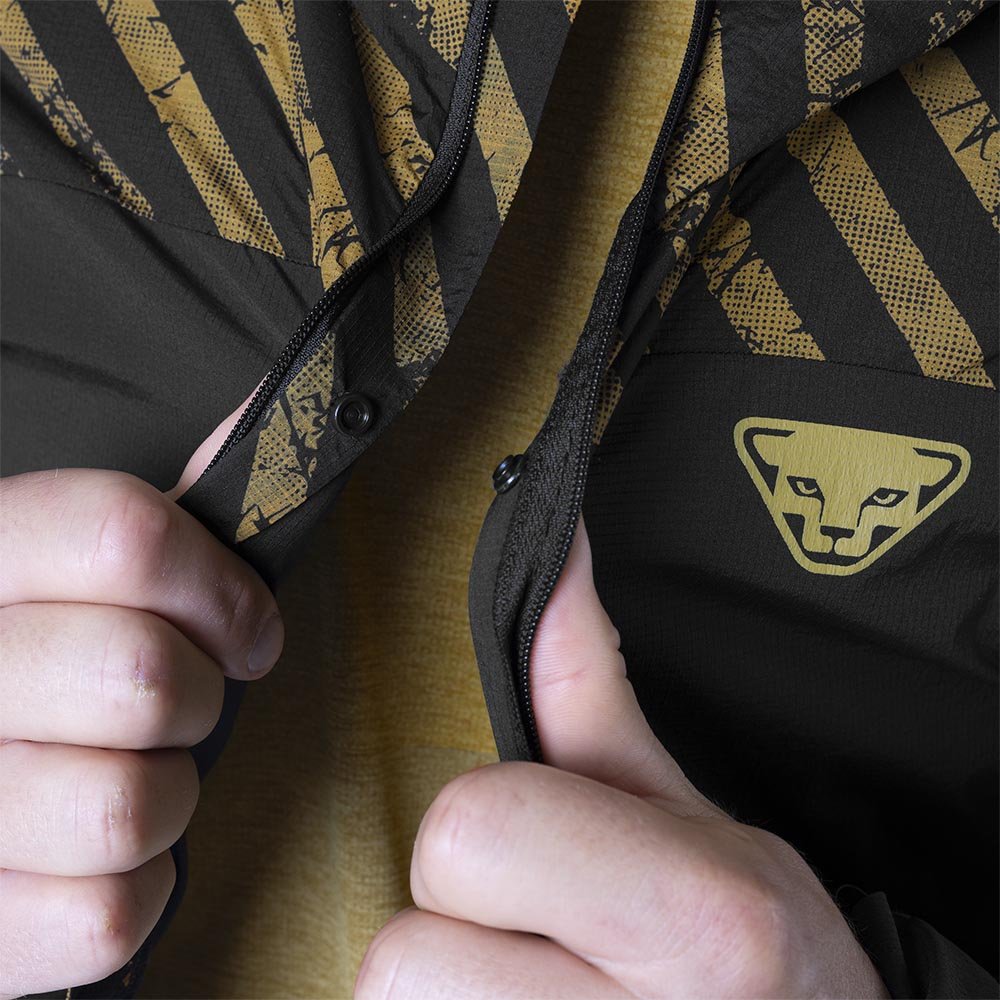 Kurtka Dynafit Trail Graphic Wind M Czarno-Brązowa