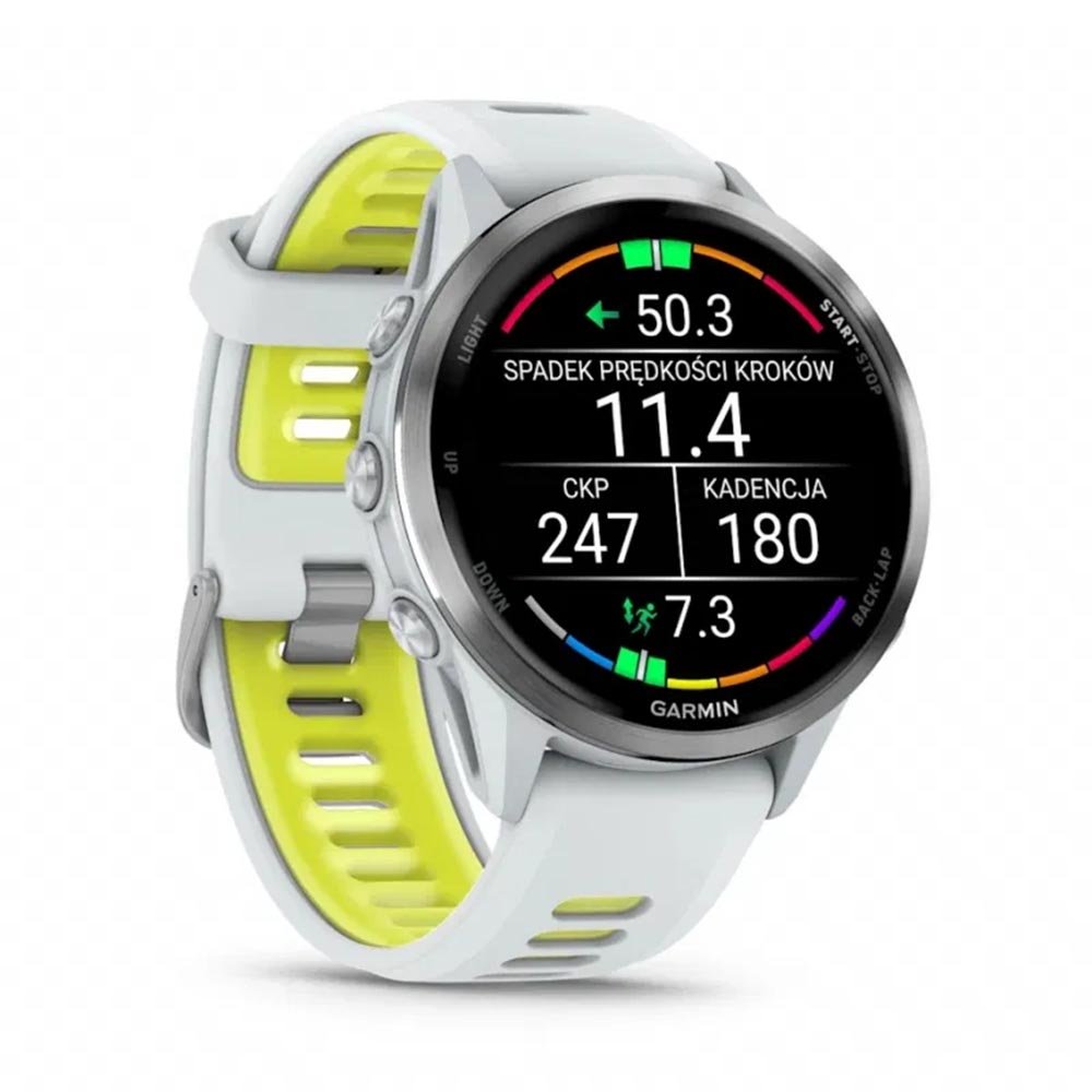 Zegarek Garmin Forerunner 970 U Biało-Limonkowy