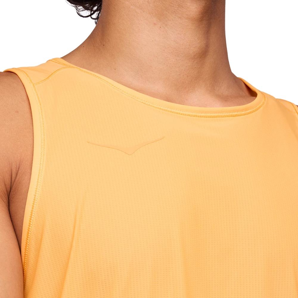 Koszulka Hoka Airolite Run Tank M Pomarańczowa