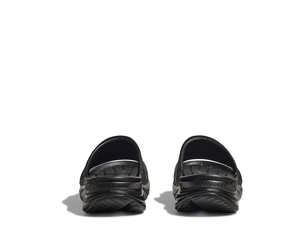 Klapki regeneracyjne Hoka Ora Athletic Slide U Czarno-Białe