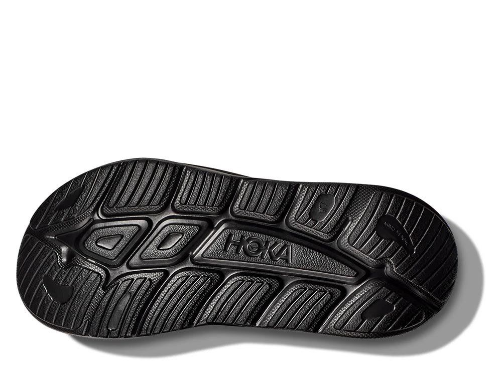 Klapki regeneracyjne Hoka Ora Athletic Slide U Czarno-Białe