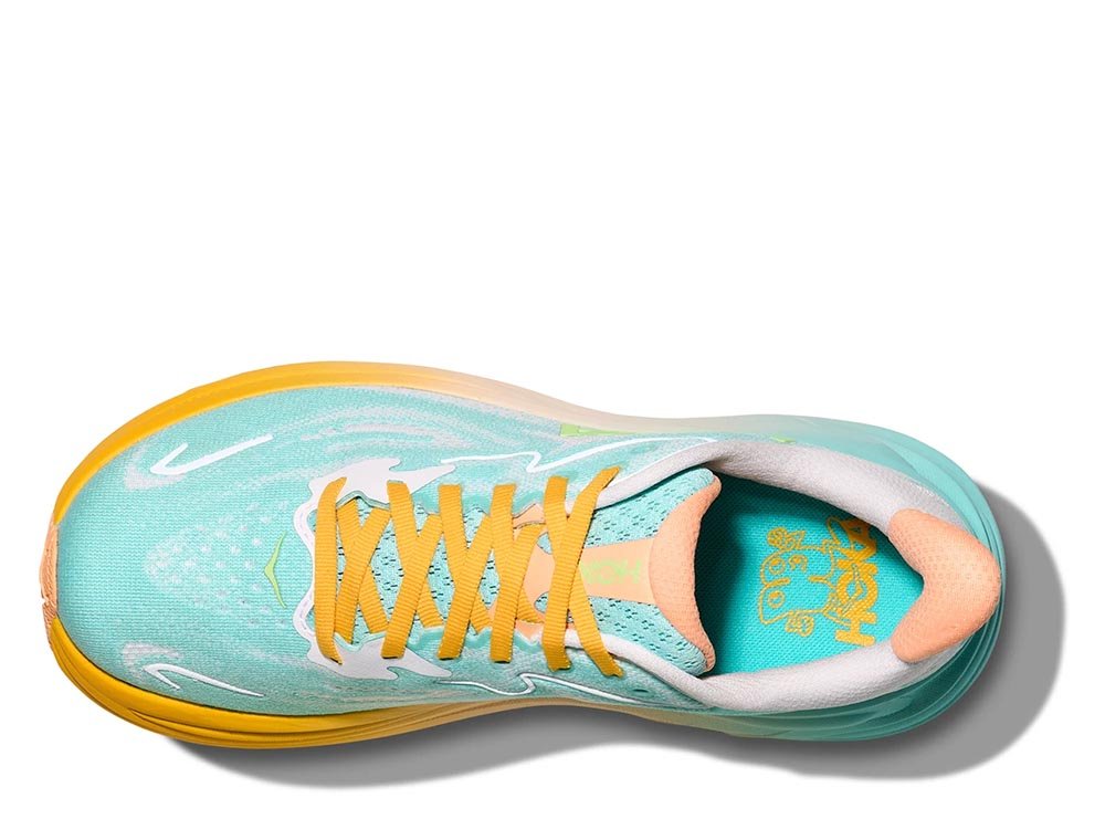 Buty Hoka Clifton 10 W Niebiesko-Pomarańczowe