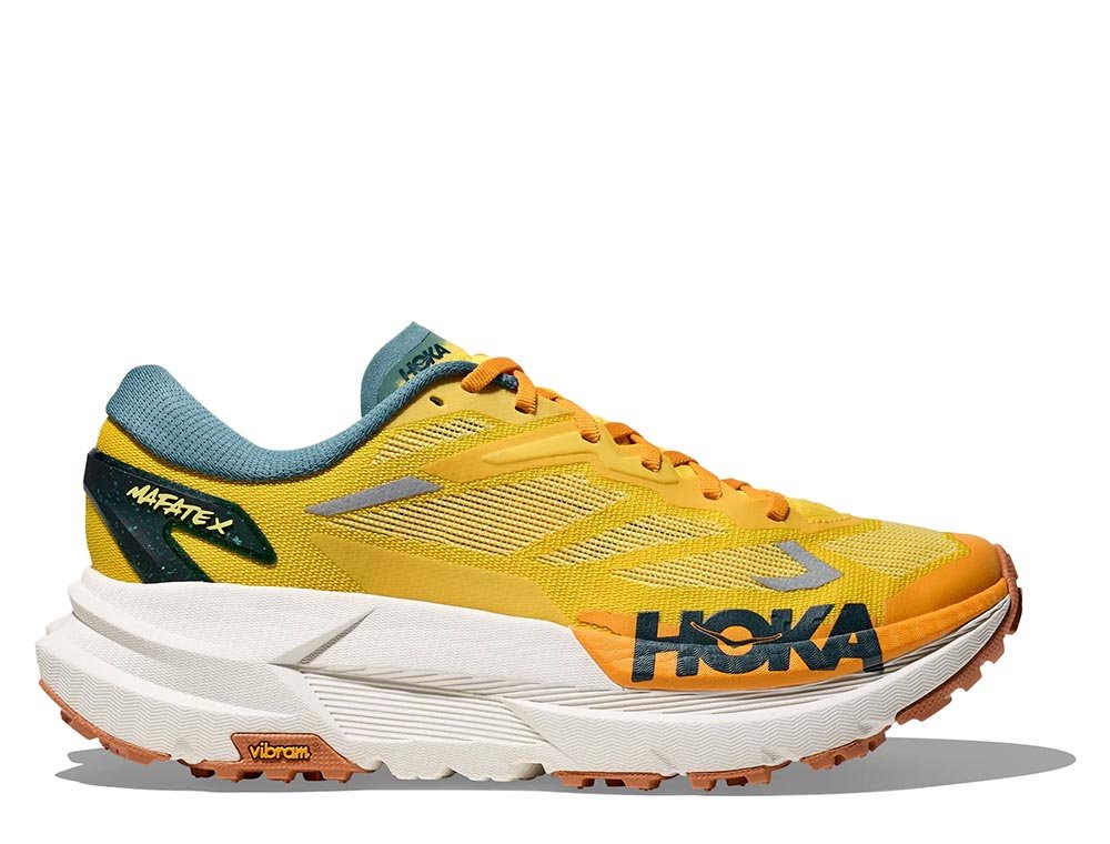 Buty Hoka Mafate X M Żółto-Pomarańczowe