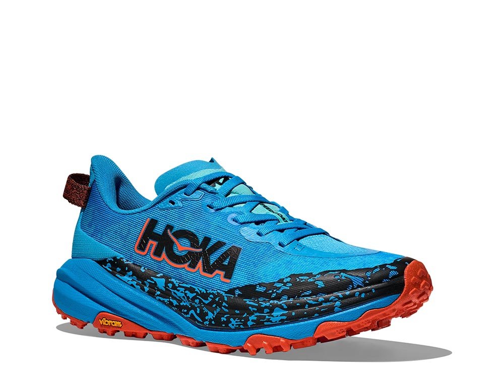 Buty Hoka Speedgoat 6 W Niebiesko-Pomarańczowe