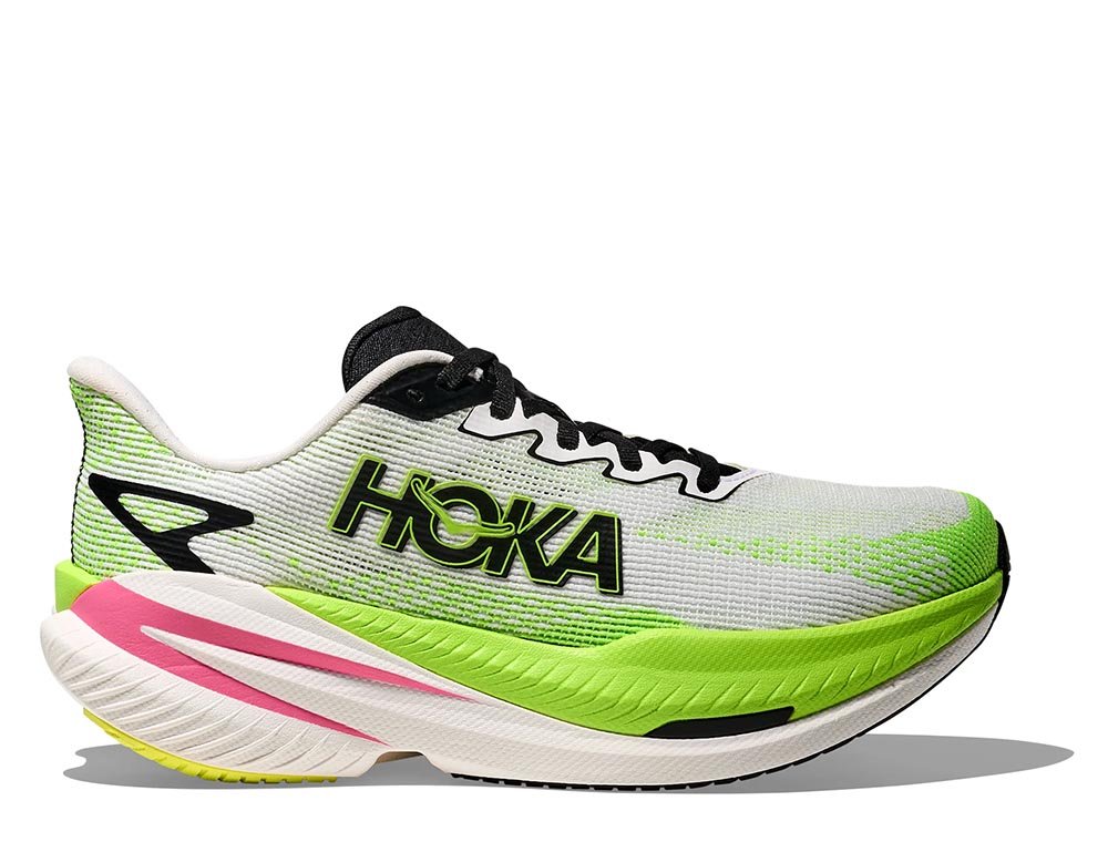Buty Hoka Mach X 3 W Biało-Limonkowe