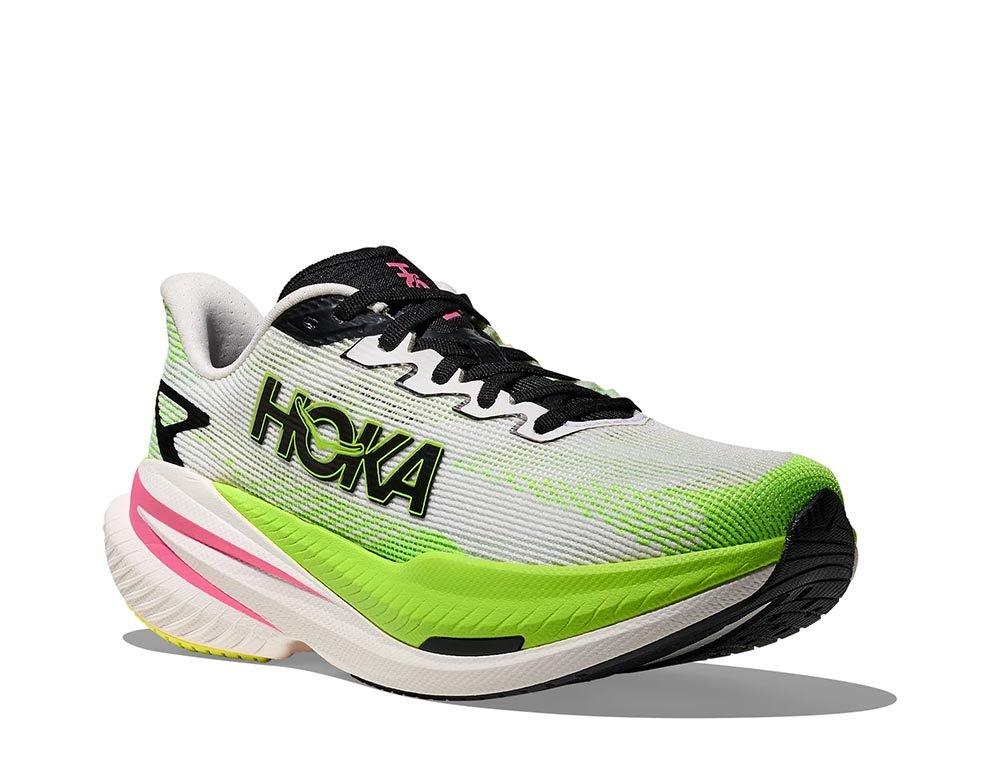 Buty Hoka Mach X 3 W Biało-Limonkowe